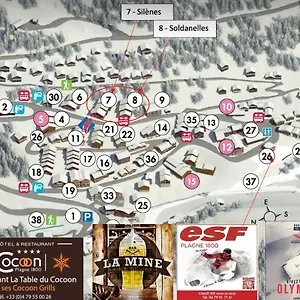 Appartement Les Silenes & Soldanelle, La Plagne